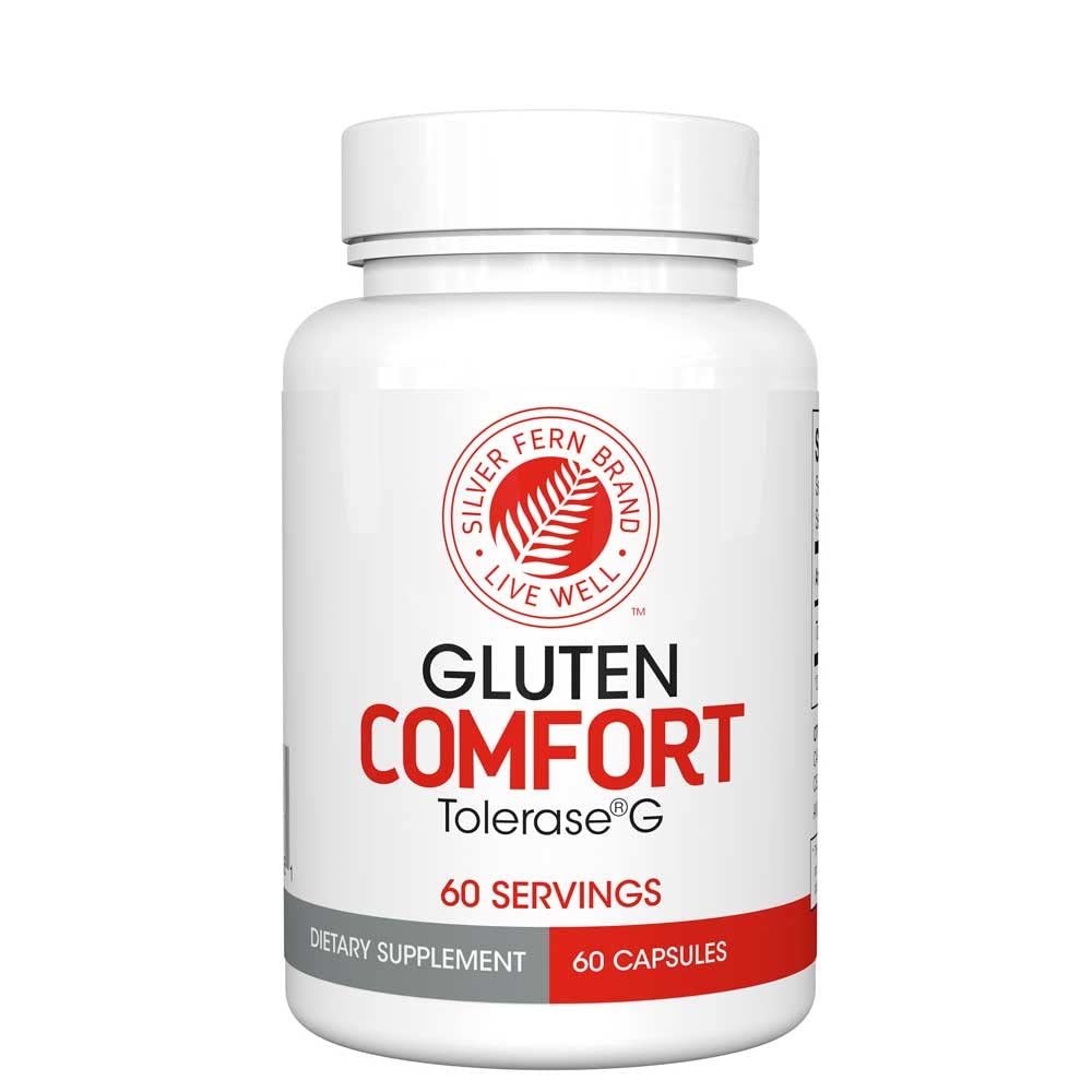 Silver Fern Gluten Comfort with Tolerase G - Digestive Enzyme Made