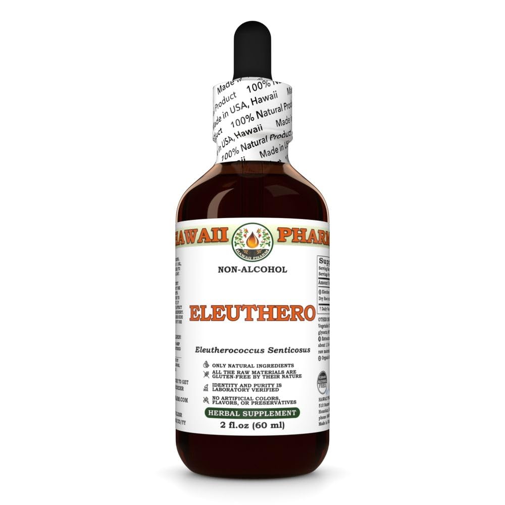 Hawaii Pharm Eleuthero Root Alcohol-Free Extract - 2 fl oz