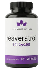 Luma Nutrition Pure Resveratrol 600mg Antioxidant - 60 Capsules