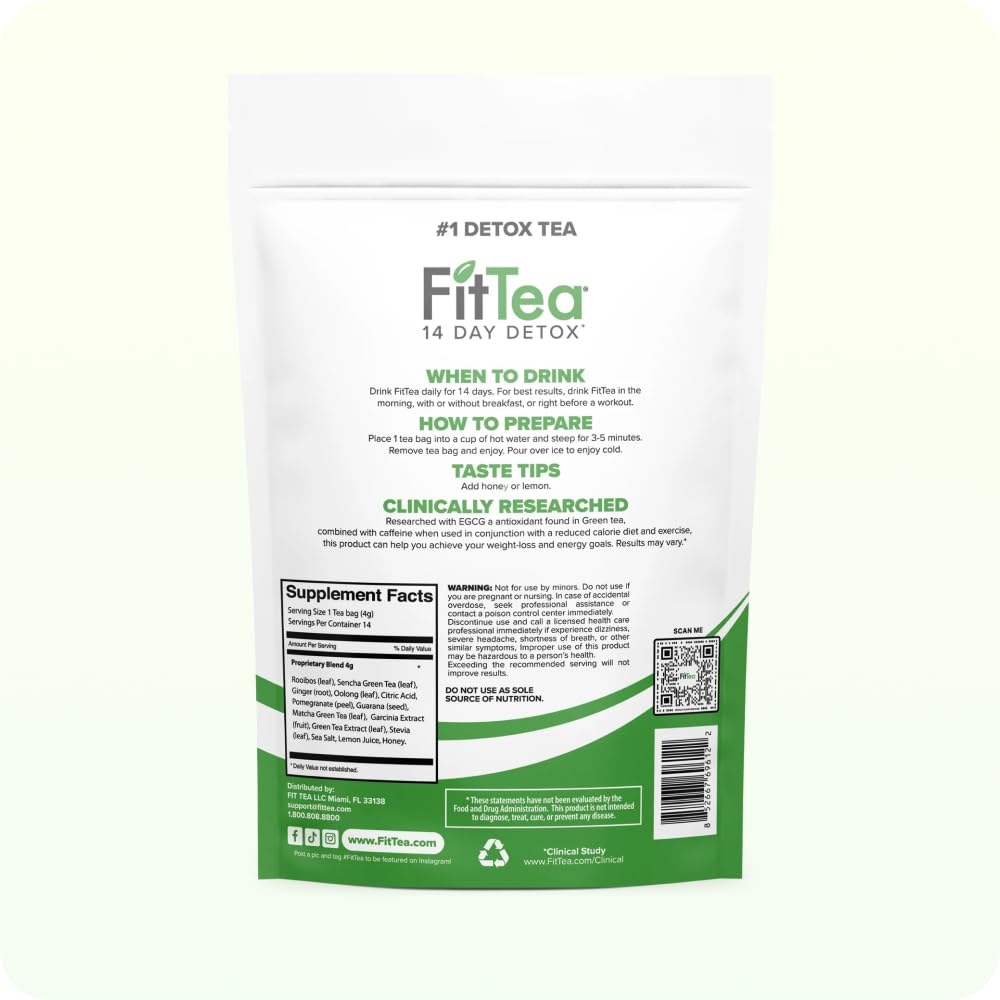 The ORIGINAL FitTea 14 Day Detox Tea for Weight Loss and Belly Fat - image 5