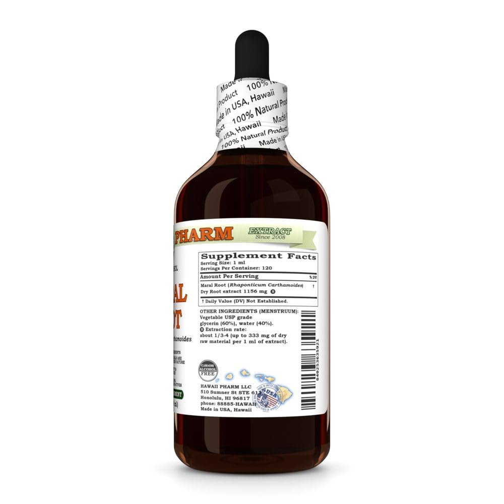 Hawaii Pharm Maral Root Alcohol-Free Extract - 4 fl oz - image 3