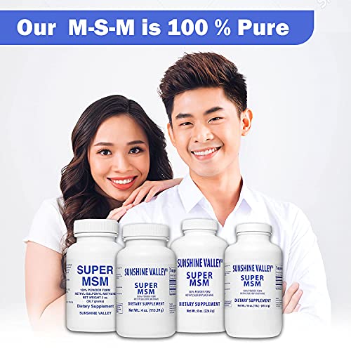 Sunshine Valley Super MSM Powder (Methylsulfonylmethane), Unflavored
