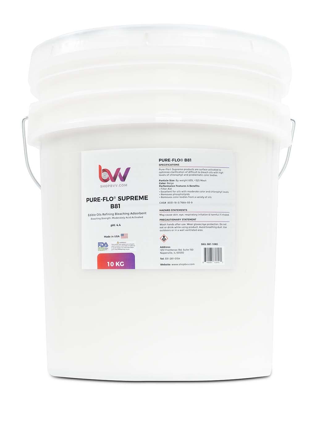 BEST VALUE VACS Pure-Flo B81 Bentonite for Edible Oil - 25 Kg - image 5