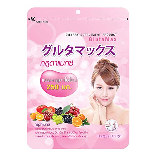 GlutaMAX L-Glutathione 250mg Skin Support - 30 Capsules