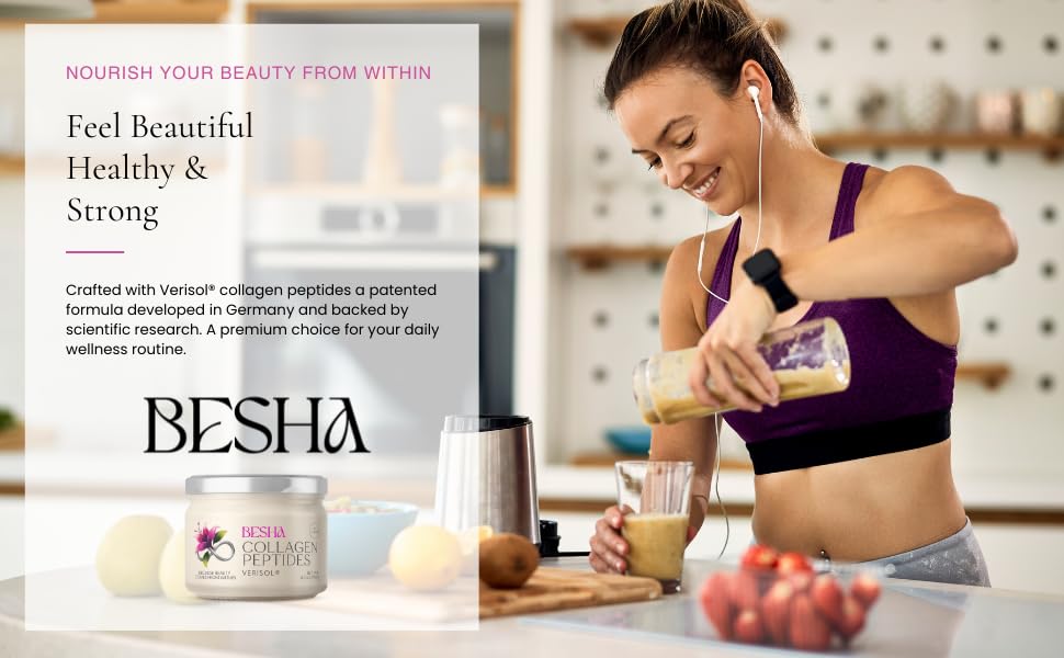 BESHA Verisol Collagen Peptides Powder Skin Support - 6.7 oz - image 7