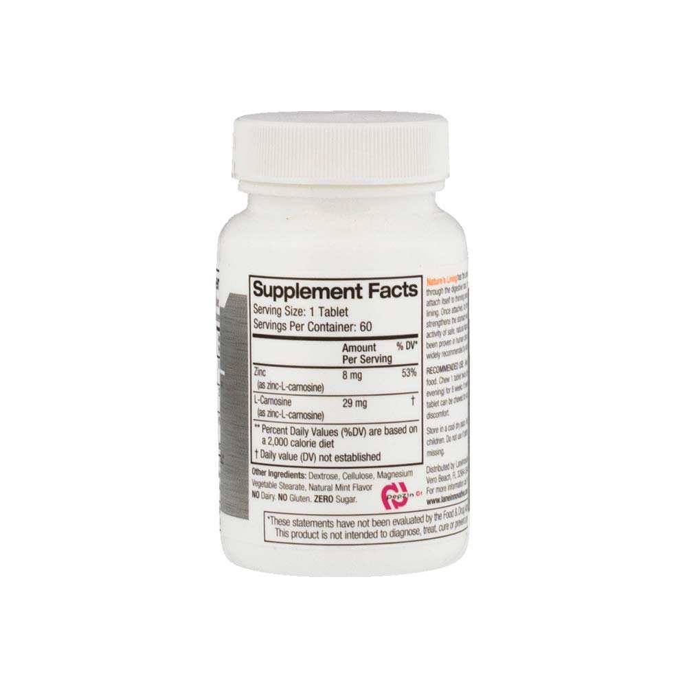 Lane Labs Nature's Lining Chewable Tablets Stomach Support - 60 Tablets - image 2