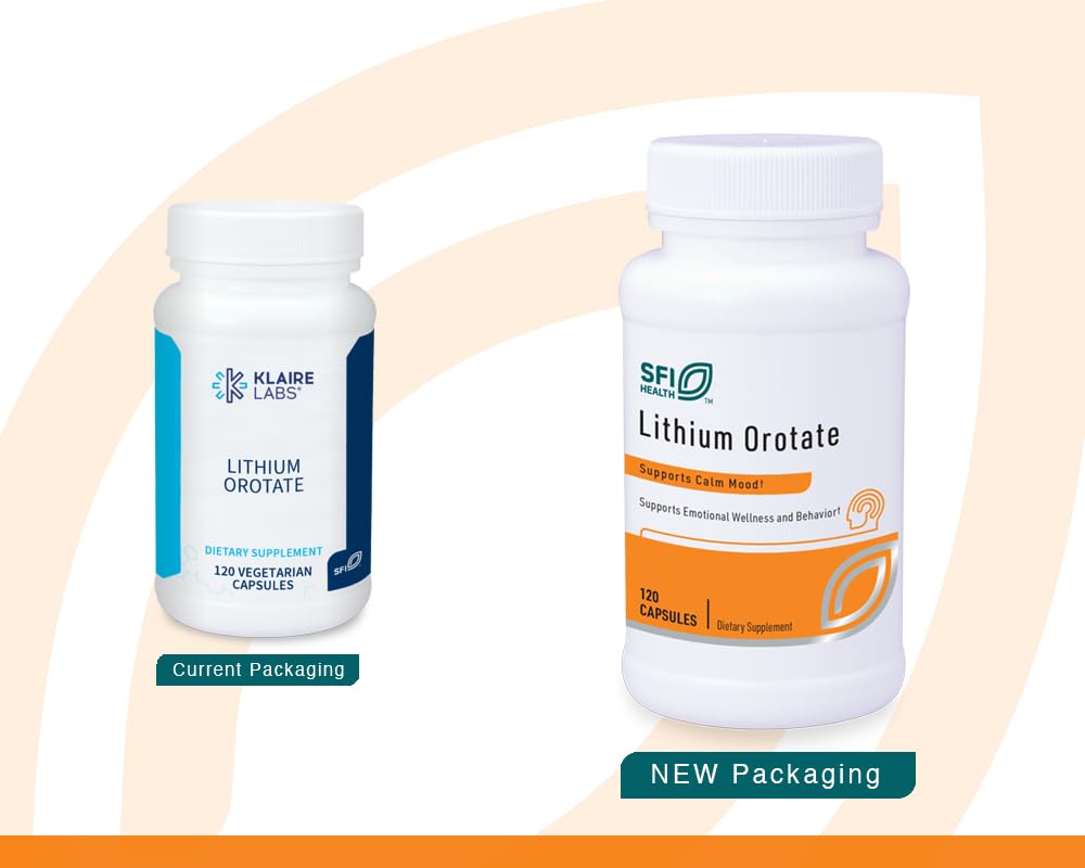 SFI Health Lithium Orotate 4.8 mg - 120 Capsules - image 2