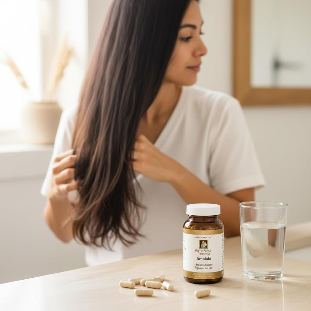 AyurBest Amalaki Herbal Supplement 500mg Organic - 90 Capsules - image 2
