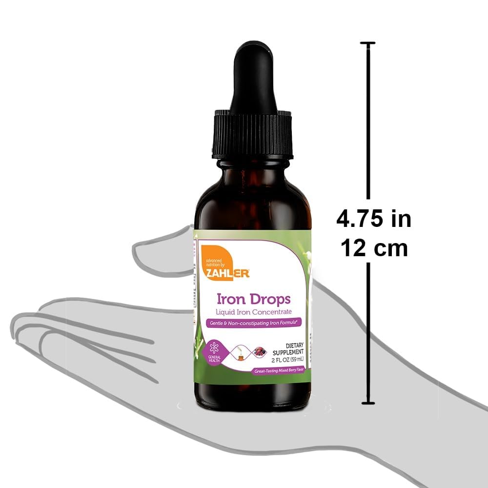 Zahler Iron Drops Liquid Iron Concentrate - 2 Fl Oz - image 4