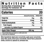 EVOLUTION18 Apple Cider Vinegar Gummy Digestive Support - 60 Gummies - image 6