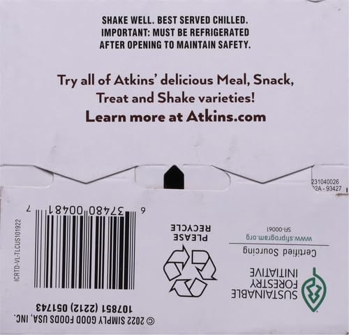 Atkins Iced Coffee Vanilla Latte Protein Shake - 4 Pack - image 11
