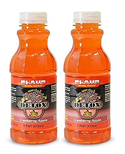 Champ Flush Out Detox Drink Cranberry Apple - 2 Pack
