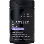 Sports Research Vegan Flaxseed Oil 1200mg - 180 Plantgels
