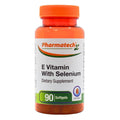 PHARMATECH Vitamin E with Selenium Antioxidant Supplement - 90 Softgels