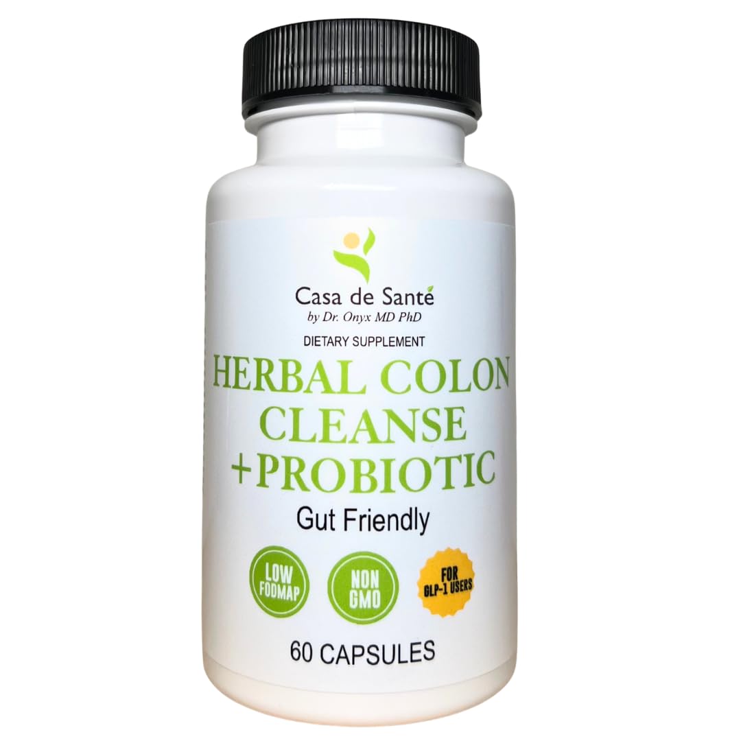 Casa de Sante Low FODMAP Herbal Laxative Capsules - 60 Capsules