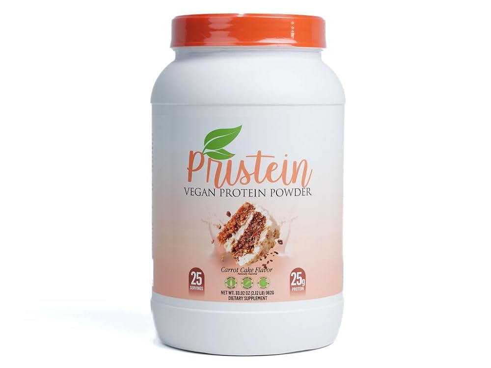 Pristein Vegan Protein Powder Carrot Cake - 25 Servings