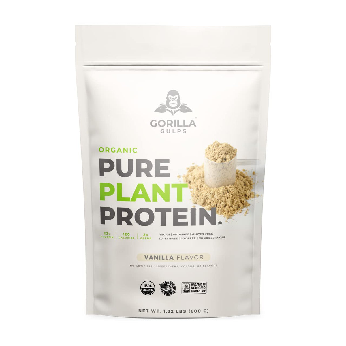 Gorilla Gulps Organic Pure Plant Protein