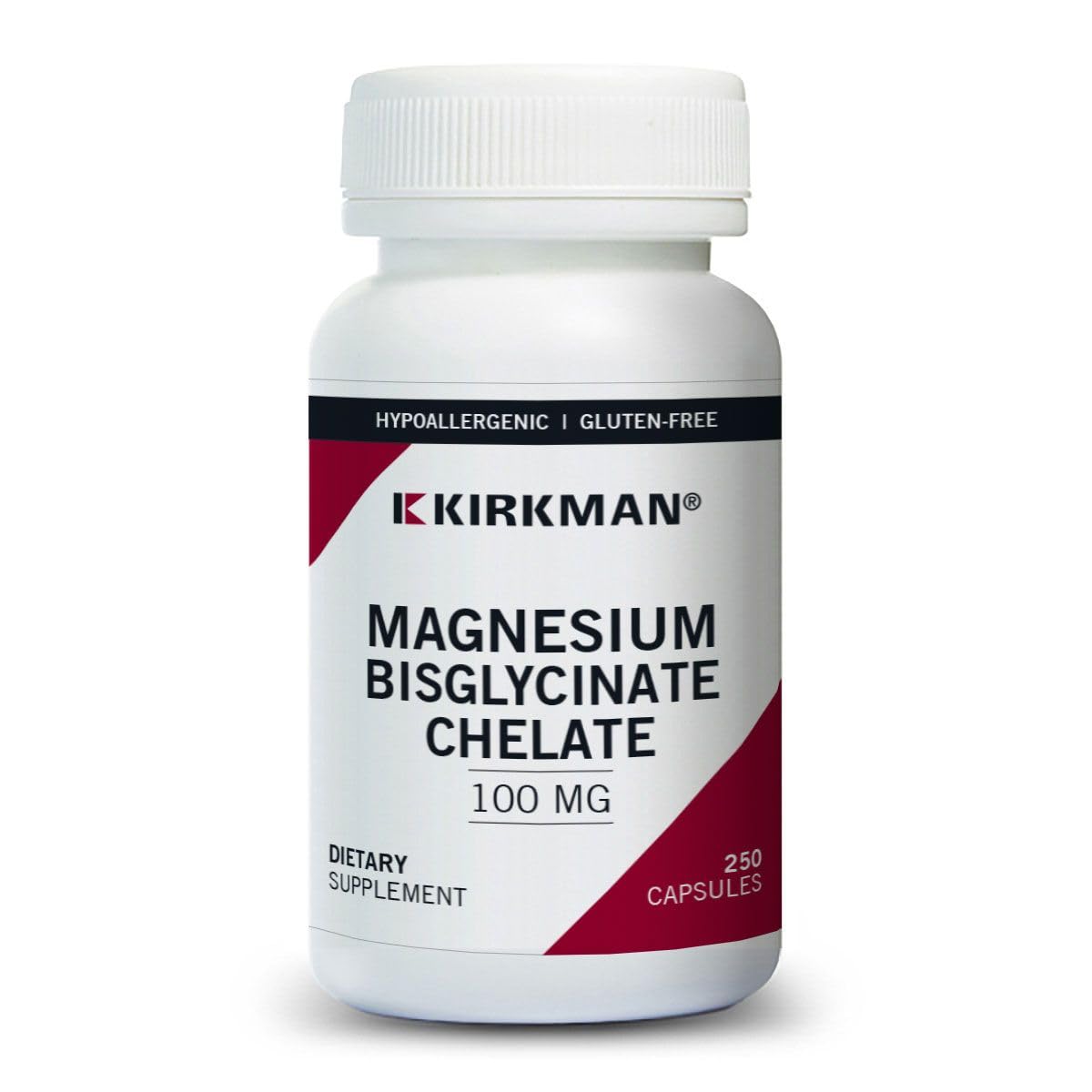 Kirkland Magnesium Bisglycinate Chelate 100mg - 250 Vegetarian Capsules
