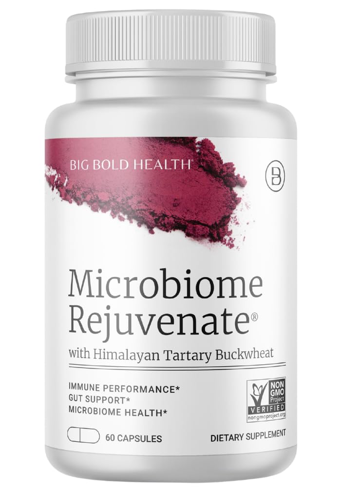 BIG BOLD HEALTH Microbiome Rejuvenate Prebiotic + Probiotic - 60 Capsules