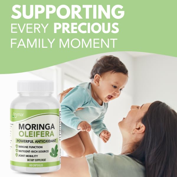 Arymar Moringa Oleifera 630mg - 60 Capsules - image 2