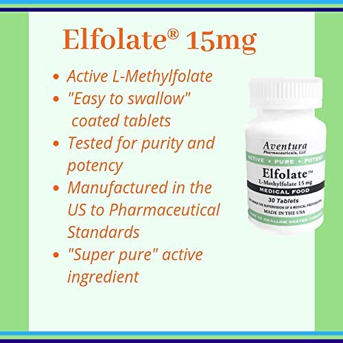ELFOLATE L-Methylfolate 15mg - 30 Tablets - image 3