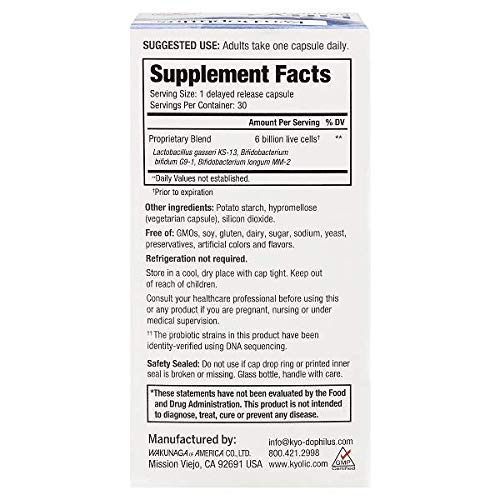 Kyo-Dophilus Fifty+ Probiotic - 30 Capsules - image 3