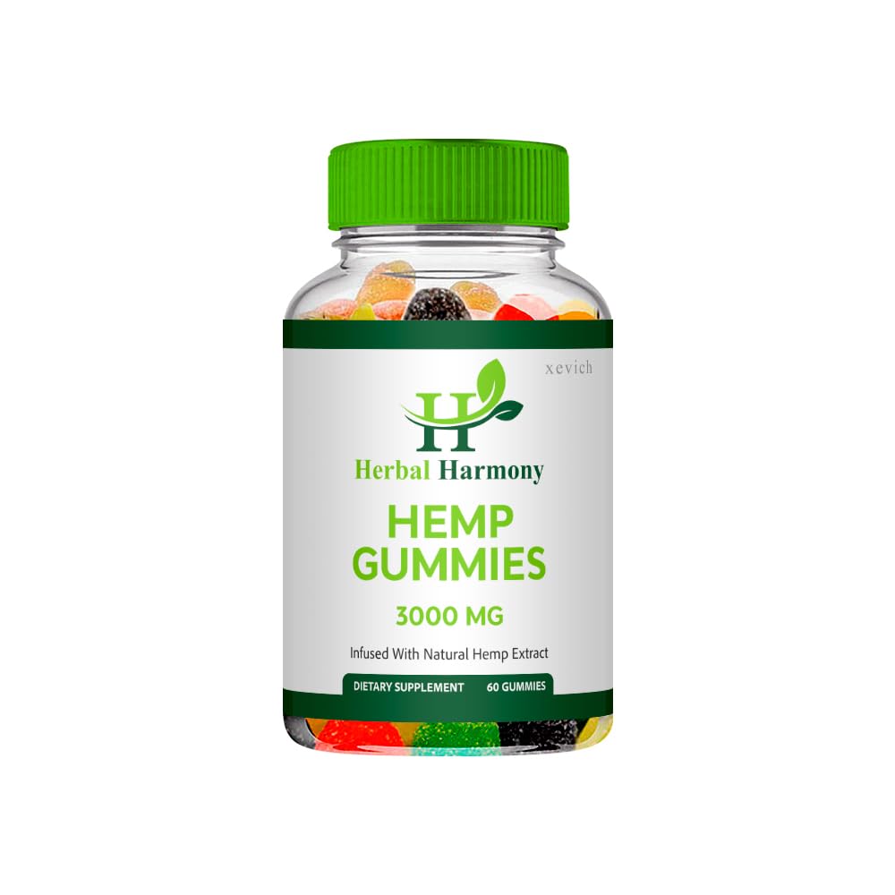 Xevich Herbal Harmony Hemp Gummies - 60 Gummies