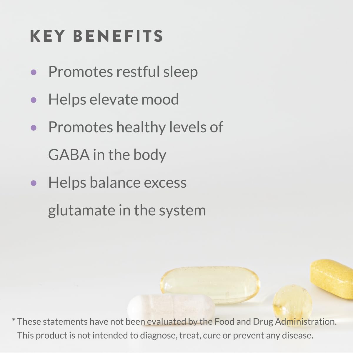 Holistic Health GABA Supplement for Sleep - 90 Capsules - image 6