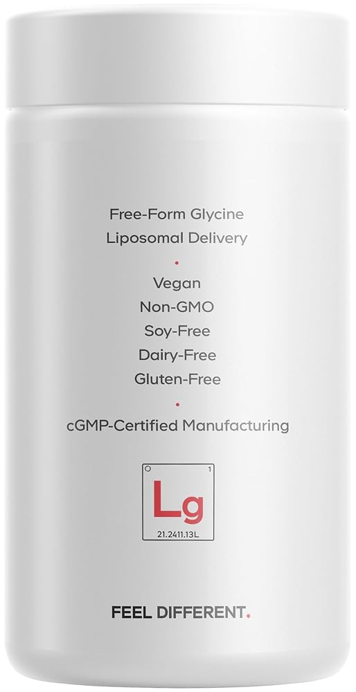 Codeage Liposomal Glycine 1500mg Amino Acid - 180 Capsules - image 9