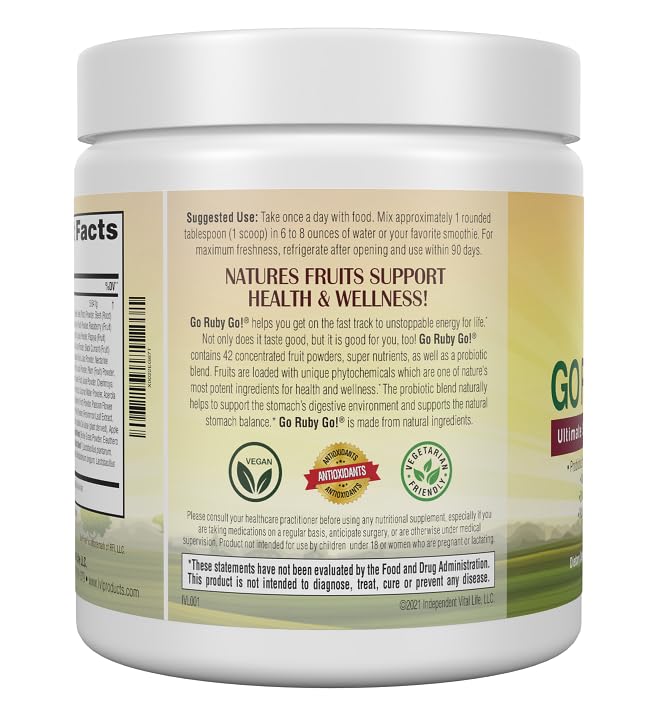 IVL GO Ruby GO Red Superfood Powder - 8.88 oz - image 3