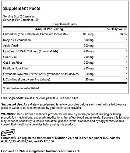 Swanson Glucomannan+ Appetite Support - 300 Capsules - image 2