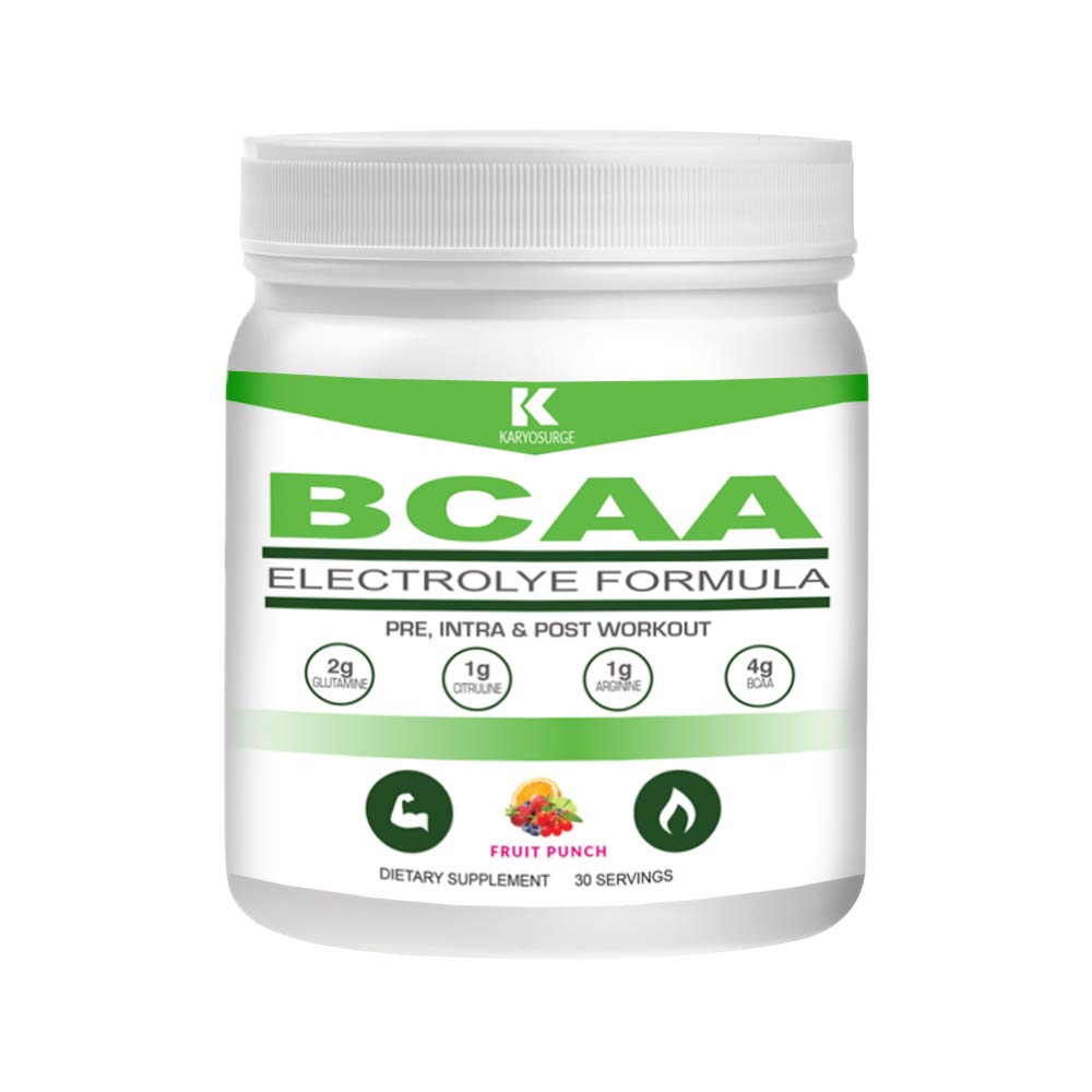 Karyosurge BCAAs Fruit Punch Powder - 30 Servings