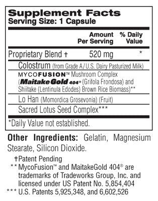 MDR OnGuard Immune Support Formula with Mushroom - 120 Capsules - image 2