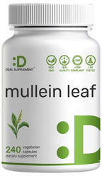 DEAL SUPPLEMENT Mullein Leaf Extract 800mg - 240 Vegetarian Capsules