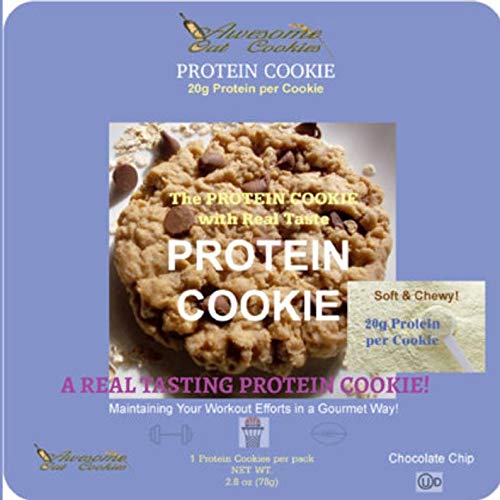 Awesome Oat Cookies Chocolate Chip Whey Protein Cookie - 6 Count - image 4