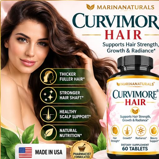 MARINANATURALS CURVIMORE Hair Growth Supplement - 60 Tablets - image 2