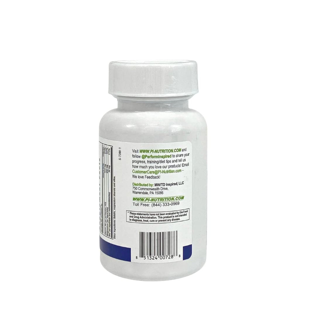 Performance Inspired Zinc+ Capsules with Magnesium & B6 - 90 Count - image 5