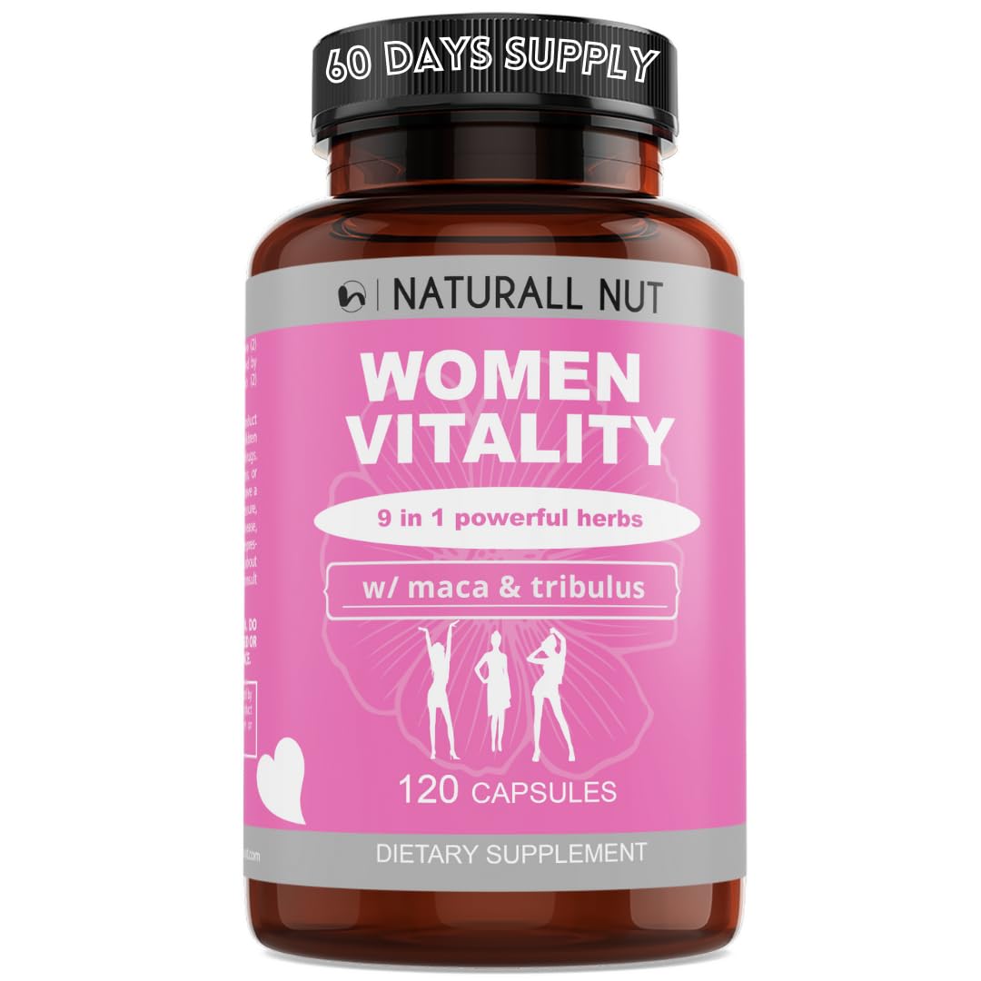 Naturall Nut Women Vitality Female Libido Booster - 120 Capsules