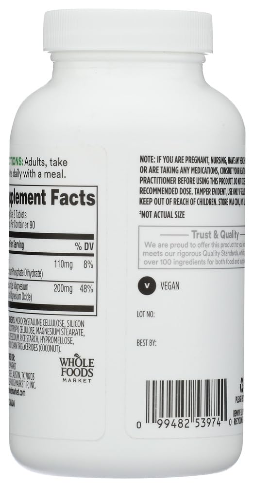 365 By Whole Foods Market, Magnesium 200MG