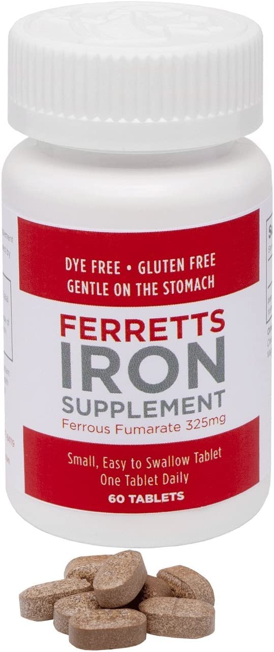 Ferretts Iron Supplement 325 mg Ferrous Fumarate - 3 Tablets - image 2