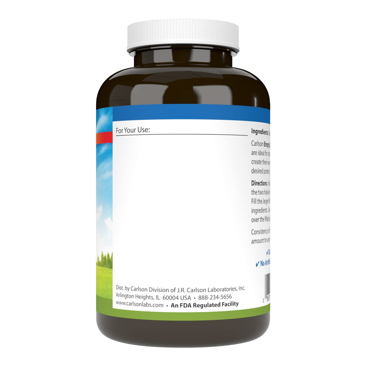 Carlson Empty Gelatin #00 Capsules - 150 Count - image 2