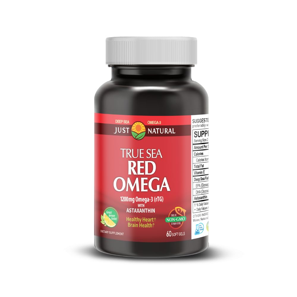 NANOWELL Omega-3 Fish Oil 1714mg, Astaxanthin & Vitamin E, 60ct