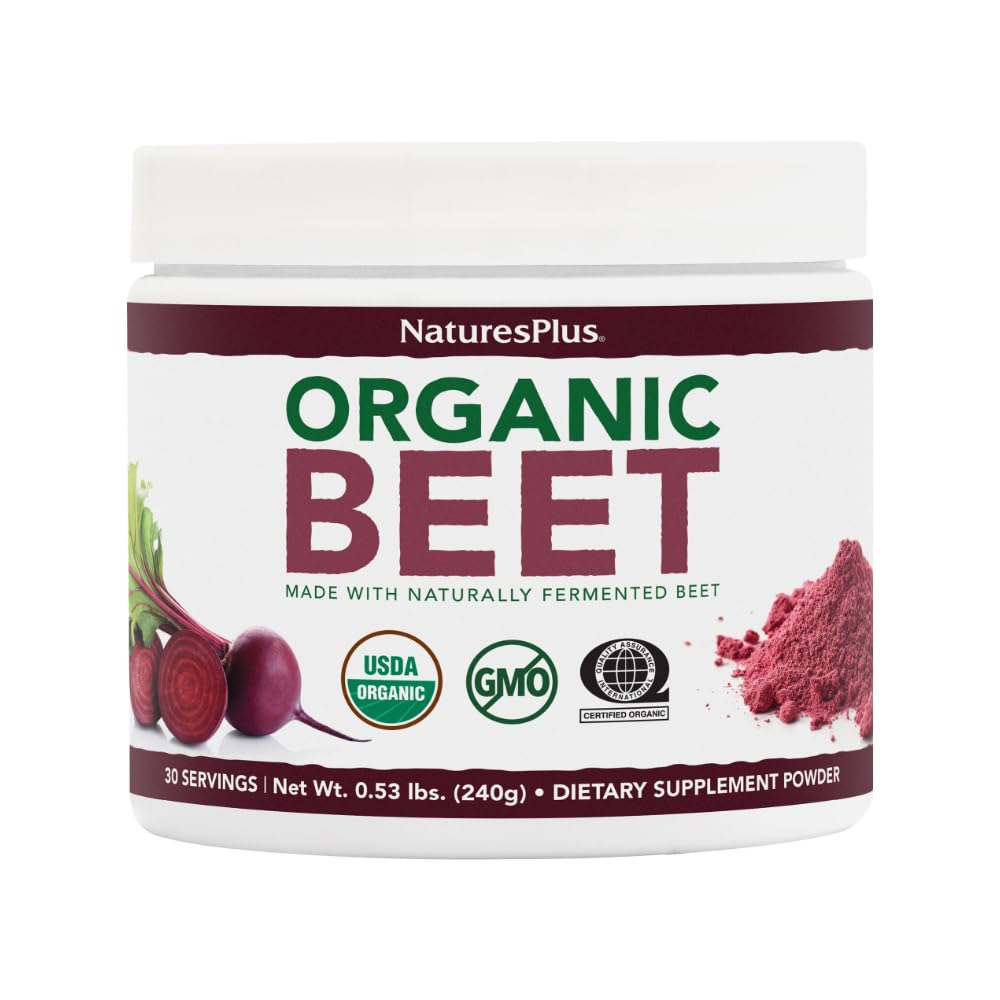 NaturesPlus Organic Beet Powder - 30 Servings