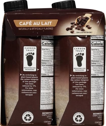 Atkins Café au Lait Iced Coffee Protein Shake - 4 Pack - image 13