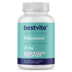 BESTVITE Policosanol 25mg Heart Health - 180 Vegetarian Capsules