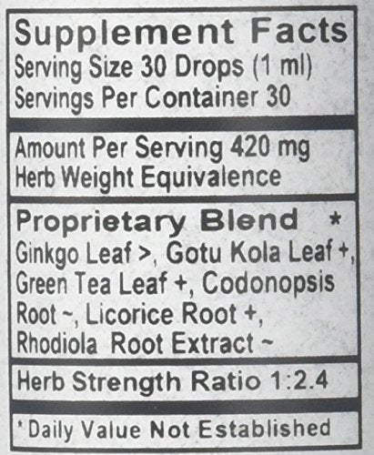 L A NATURALS Mental Master Cognitive Support Liquid - 1 Ounce - image 4