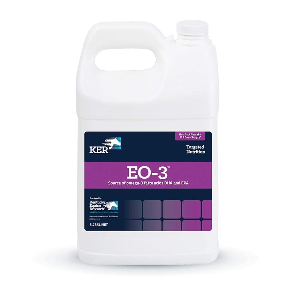 Kentucky Equine Research EO-3 Omega-3 for Horses - 1 Gallon