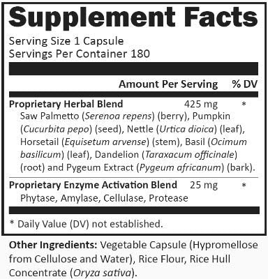 R-Garden Prostate System Herbal Support - 180 Capsules - image 2