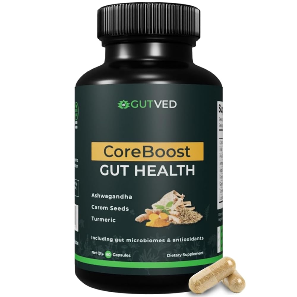 GUTVED Bloating & Gas Relief Probiotic - 60 Capsules