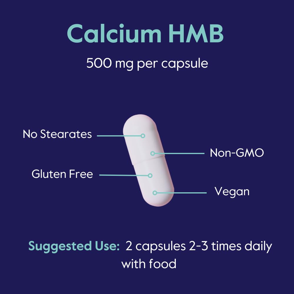 BESTVITE HMB 1000mg Muscle Support - 240 Vegetarian Capsules - image 5